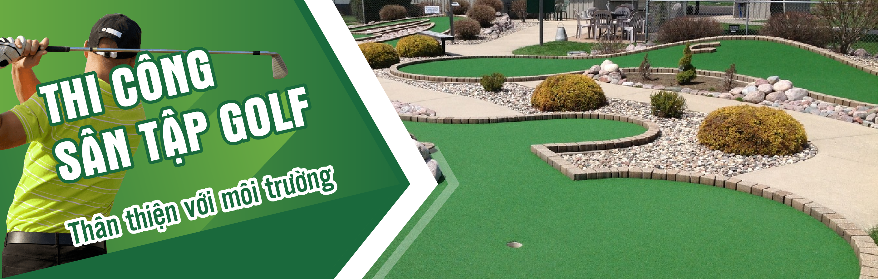 Thi công sân golf uy tín
