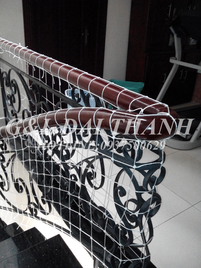 Dự án thi công lắp đặt lưới an toàn cầu thang
