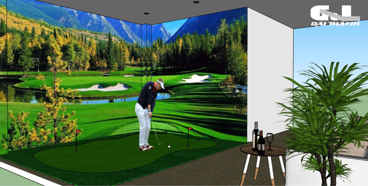 thiết kế sân tập golf